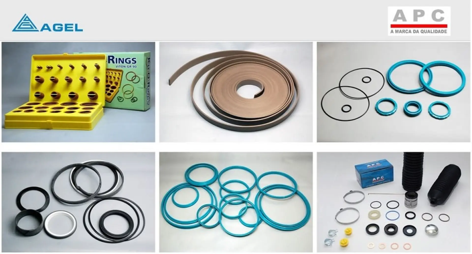 Vedações e kits de reparo